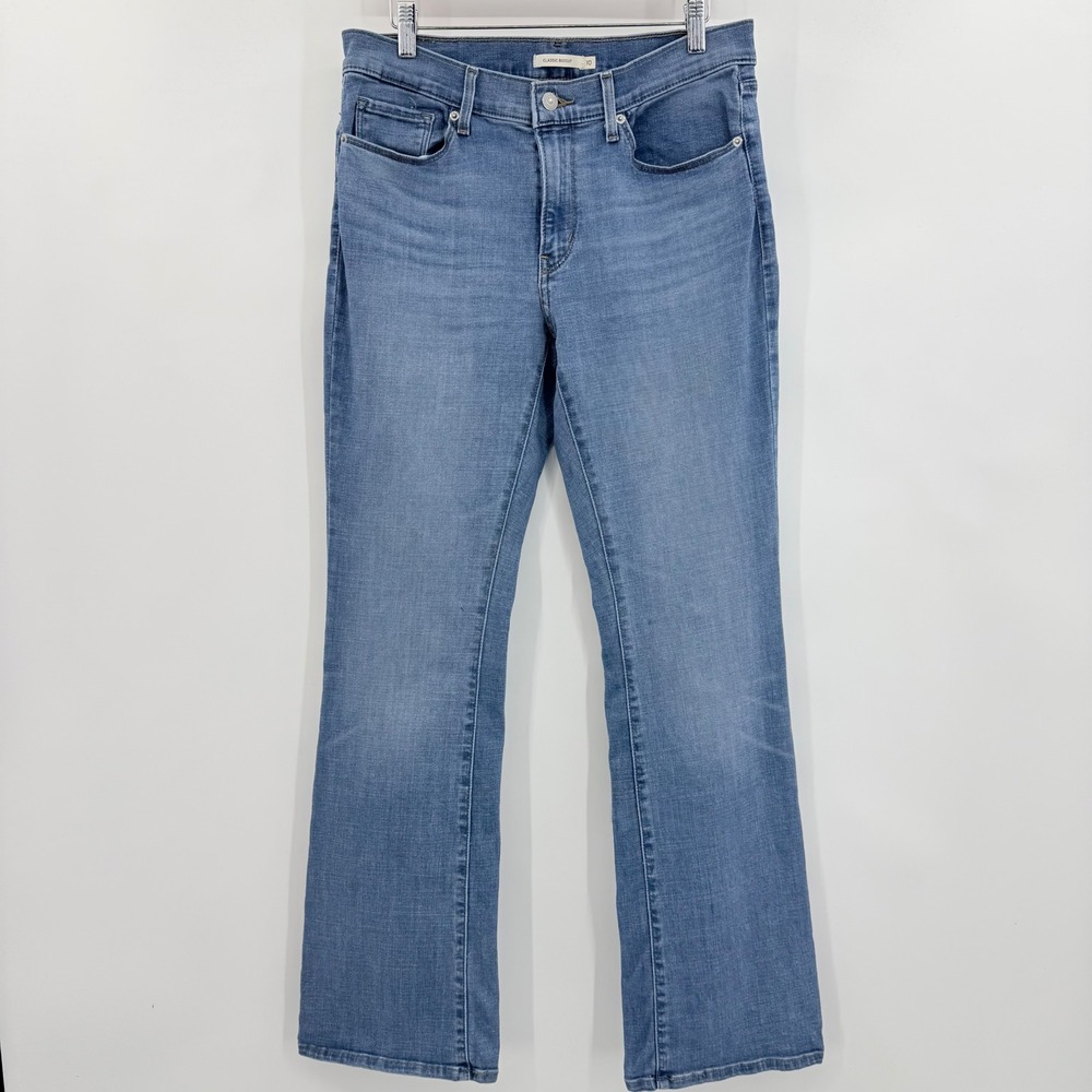 Levi's Classic Bootcut Jeans Women 10 Blue Medium Wash Stretch Denim